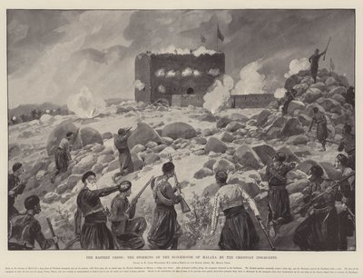 The Eastern Crisis, the Storming of the Blockhouse of Malaxa by the Christian Insurgents by Richard Caton Woodville junior